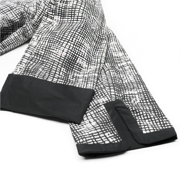 WEEKEND MAX MARA Women's Black/White Reversible Jacket Solid/Crosshatch Size 10 - Picture 6 of 15